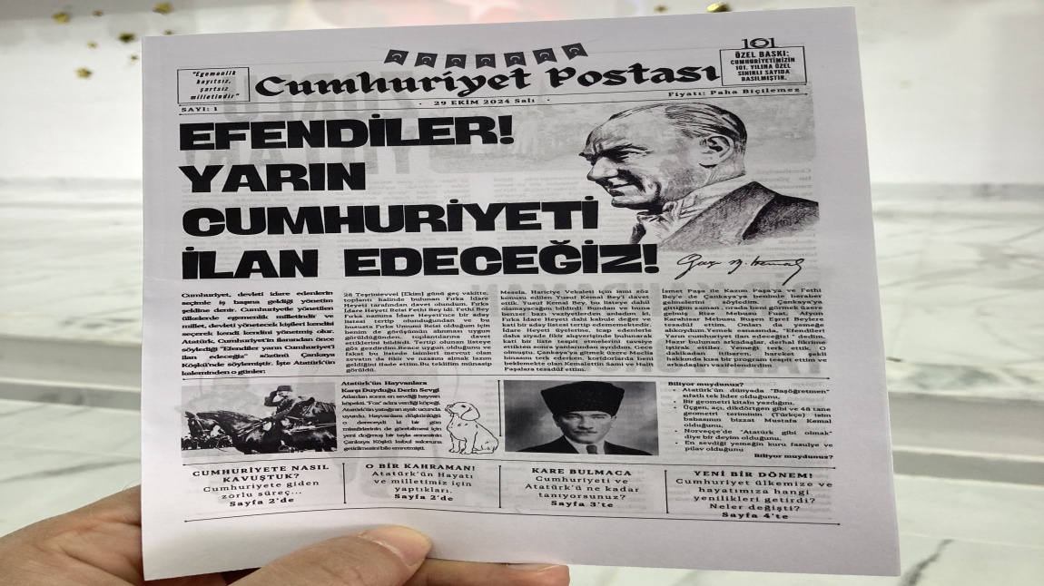 29 Ekim Cumhuriyet Bayramı